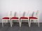 Mid-Century White Dining Chairs from Benze, 1970s, Set of 4 6