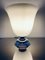 Vintage Art Deco Glass Table Lamp in the style of Mazda, 1950s 3