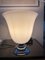 Vintage Art Deco Glass Table Lamp in the style of Mazda, 1950s 12