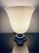 Vintage Art Deco Glass Table Lamp in the style of Mazda, 1950s 10