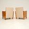 Swedish Art Deco Satin Birch Armchairs attributed to Axel Larsson , 1930, Set of 2 4