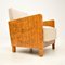 Swedish Art Deco Satin Birch Armchairs attributed to Axel Larsson , 1930, Set of 2, Image 10