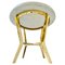 Small Carrara Marble and Brass Tables, Italy, 1960s, Set of 2, Image 8