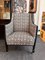 Vintage Armchair in Wood & Fabric, 1940s, Image 8