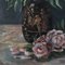 Armand Francoz, Nature morte aux pivoines et vase, 1939, Olio su cartone, Con cornice, Immagine 4