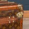 Baúl de cabina de lona con monogramas de Louis Vuitton, France, años 30, Imagen 36