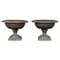 19th Century Victorian Cast Iron Garden Urns, 1880s, Set of 2, Image 1