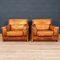 20th Century Leather Armchairs by Roche Bobois, France, 1970s, Set of 2 3