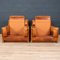20th Century Leather Armchairs by Roche Bobois, France, 1970s, Set of 2 5