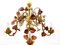 Hollywood Regency Floral Chandelier, 1970s, Image 4