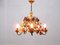 Hollywood Regency Floral Chandelier, 1970s 11