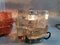 Brutalist Bubble Glass Clear & Red Table Lamps, 1960s, Set of 2 11