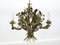 Lámpara de araña Hollywood Regency floral de Hans Kögl, años 70, Imagen 10