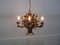 Hollywood Regency Floral Chandelier from Hans Kögl, 1970s, Image 2