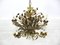 Hollywood Regency Floral Chandelier from Hans Kögl, 1970s, Image 6