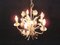 Hollywood Regency Floral Chandelier, 1970s 4