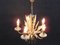 Hollywood Regency Floral Chandelier, 1970s, Image 8