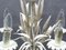 Lámpara de araña Hollywood Regency floral, años 70, Imagen 6