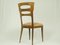 Italian Sculptural Wood & Pink Velvet Dining Chairs, 1940s, Set of 4 4