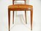 Italian Sculptural Wood & Pink Velvet Dining Chairs, 1940s, Set of 4 3