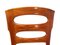 Italian Sculptural Wood & Pink Velvet Dining Chairs, 1940s, Set of 4, Image 6