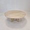 Italian Travertine Coffee Table, 1980s 4