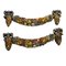 Spanish Polychrome & Polychrome Wooden Garlands, 1950s, Set of 2, Image 5