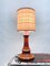 Lámpara de mesa con pie de cerámica de Hustadt Glow, años 70, Imagen 7