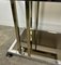 Service / Roller Table in Chromed and Golden Brass from Belgo Chrom / Dewulf Selection, 1960s 10