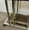 Service / Roller Table in Chromed and Golden Brass from Belgo Chrom / Dewulf Selection, 1960s, Image 10