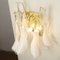 Lámpara de pared Petal de cristal de Murano, Italia, años 90, Imagen 7