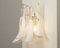 Lámpara de pared Petal de cristal de Murano, Italia, años 90, Imagen 6