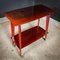 Vintage Side Table with 2 Shelves 10