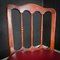 Vintage Holz Barhocker mit roten Skai Sitzen, 4 . Set 10