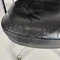Time-Life Lobby Chair aus schwarzem Leder von Charles Eames Herman Miller, 1960er 6
