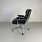 Time-Life Lobby Chair in Black Leather by Charles Eames Herman Miller, 1960s 4