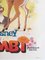 French Bambi Grande Film Movie Poster from Disney, 1970s 6