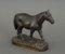 19th Century Bronze Draft Horse in Dark Brown Patina 4