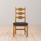 Danish Oak High Razor Dining Chairs by H. Kjærnulf, 1960s, Set of 5 8