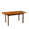 Stained Beech & Mahogany Veneer Dining Table, 1960s, Image 1