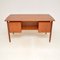 Vintage Danish Teak & Brass Desk, 1960s 5