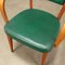 Beech and Faux Leather Dining Chair, 1960s, Image 5