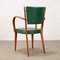 Beech and Faux Leather Dining Chair, 1960s 4