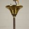 Deckenlampe aus Glas & Messing, Italien, 1950er 9