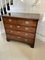 George III Mahogany Chest of 5 Drawers, 1800s 6