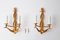 Lámparas de ancla marítima doradas, años 60. Juego de 2, Imagen 4
