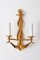 Gilded Maritime Anchor Lamps, 1960s, Set of 2, Image 2