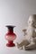 Space Age Bubble Vase in Red Opal, Image 2