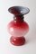 Vase Bulle Space Age en Rouge Opalin 3