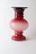 Space Age Bubble Vase aus Rotem Opal 4
